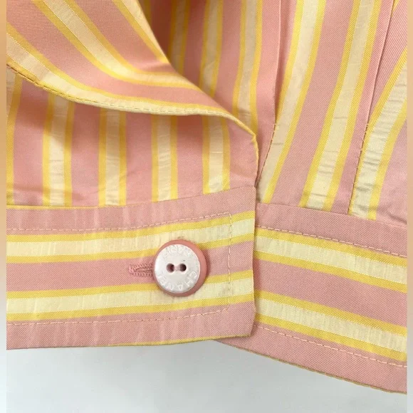 CHANEL Pink and Yellow Striped Jacket - Picture 5 of 13